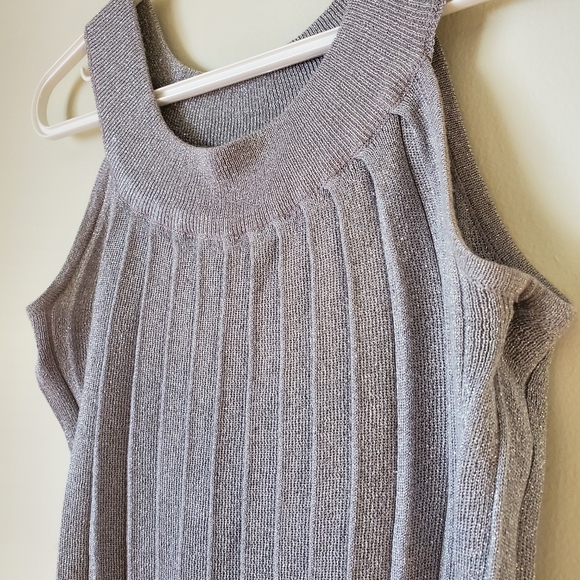 Sparkly silver mini dress - Picture 2 of 2